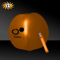 12" Inflatable Beach Ball w/ Orange Light Stick